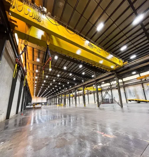 Secure storage facility with fire suppression and full security monitoring systems